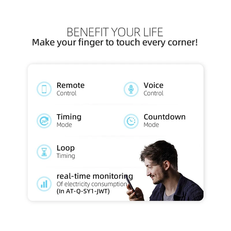 RISE-3X 40A Tuya مرحلة واحدة Din السكك الحديدية واي فاي الذكية الطاقة متر الموقت استهلاك الطاقة رصد كيلو واط ساعة Wattmeter ، أسود