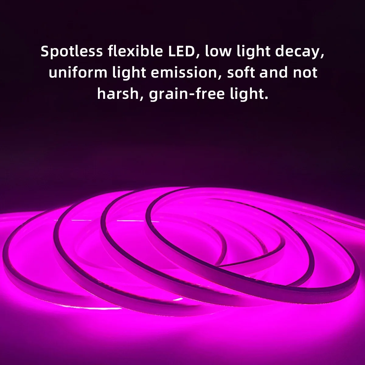 شريط إضاءة نيون LED RGB يعتم تطبيق مرن ومقاوم للماء للتحكم عن بعد وضع مزدوج مدمج في الميكروفون للتحكم الصوتي