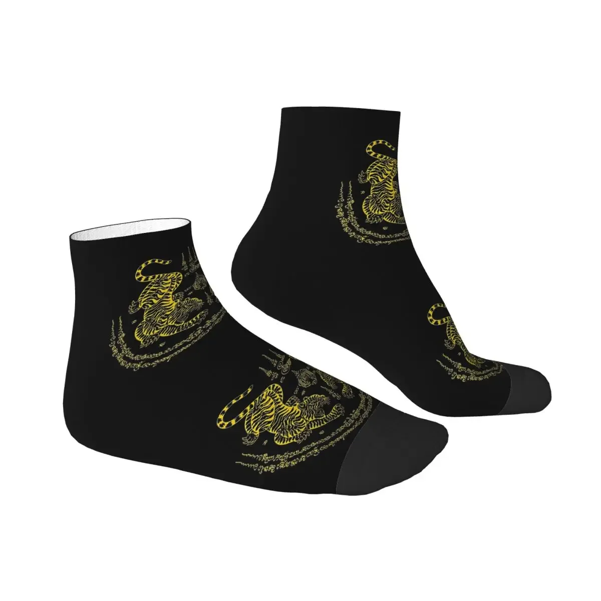 Twin Tiger Sak Yant Tattoo (17) Socks Harajuku Super Soft Stockings All Season Socks Accessories for Unisex Gifts