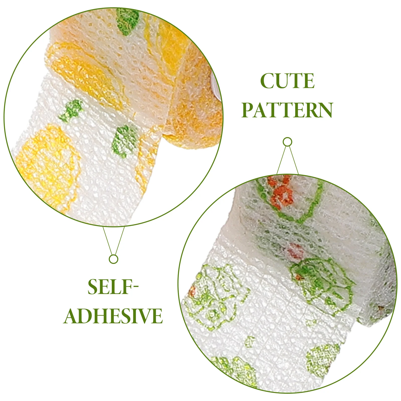 

12 Rolls Breathable Finger Bandage Self Adhesive Stretch Wrap Sports Tape Elastic Bandages for Wound Care Injury Protection