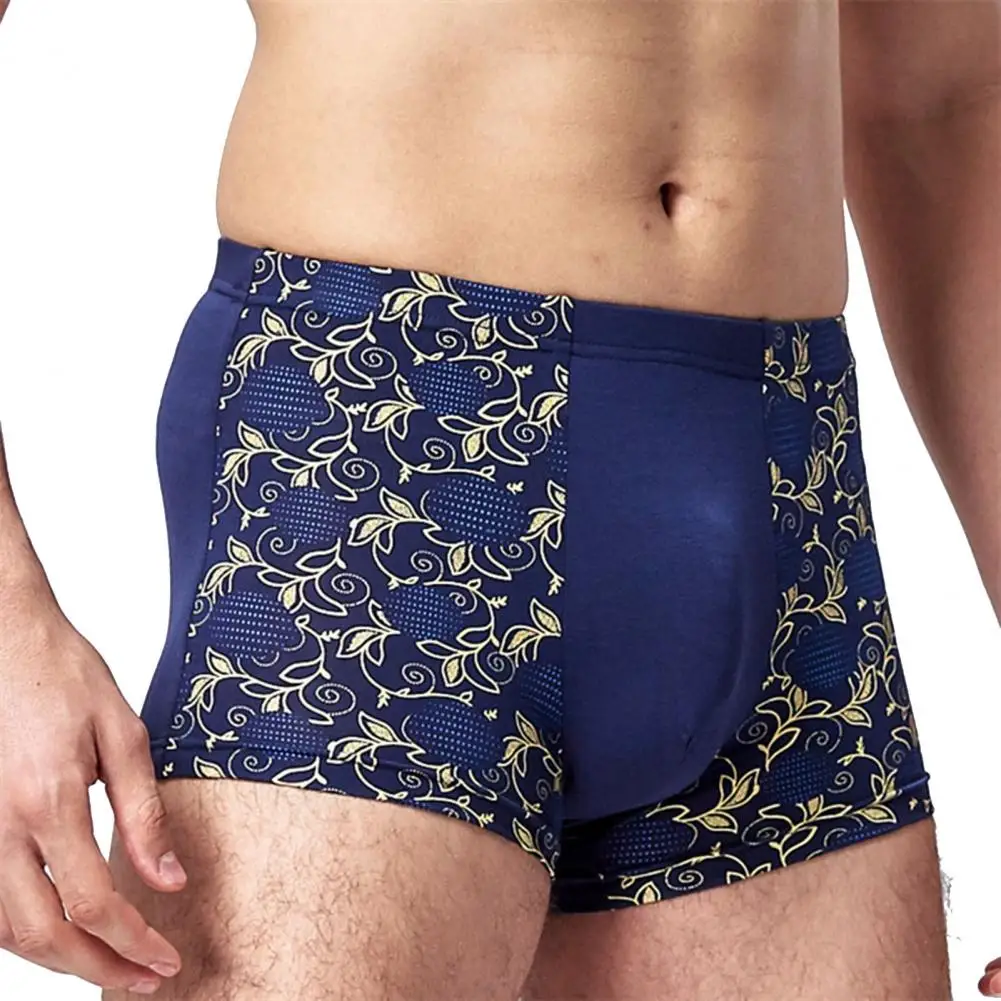 Popular  Boxer Briefs Elastic U Convex Male Boxer Underwear Skin-touching Comfortable Men Underpants for Daily Wear