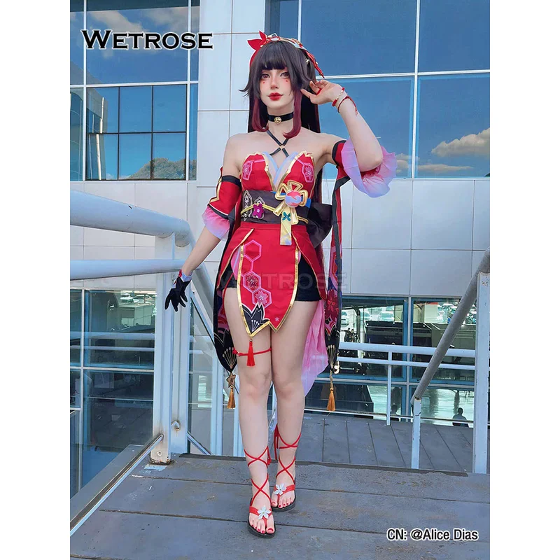 Reuters Wetrosetivo SR Sparkle Cosplay Costume Honkai Star Rail 2.0 Hanabi оскорка Huahuo Full Set Wig Halloween Xmas New Year