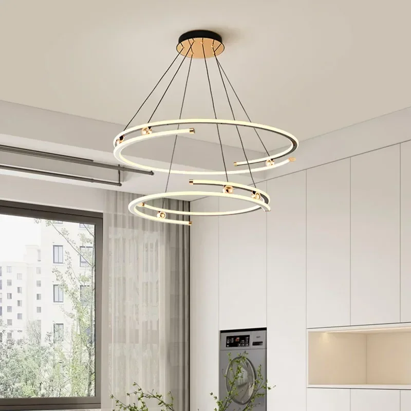 Lampe LED Suspendue au Design Moderne, Luminaire Décoratif d'Nik, Idéal pour un Salon, une Salle à Manger, une Chambre à Coucher ou une Cuisine