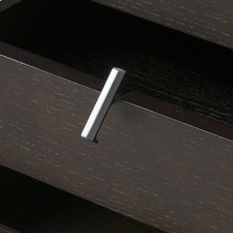 Italian Minimalist Bedside Table Modern Rotating Bedside Storage Cabinet