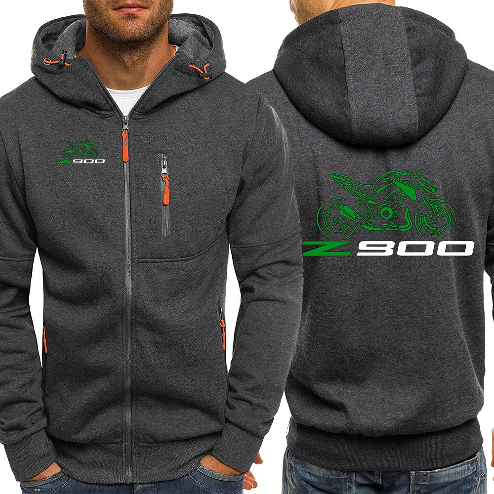 Motorcycle Z 900 Logo Print Simple Style Jacket 2026 Spring And Autumn Men's Lightweight Versatile Premium Handsome Hoodies Coat
