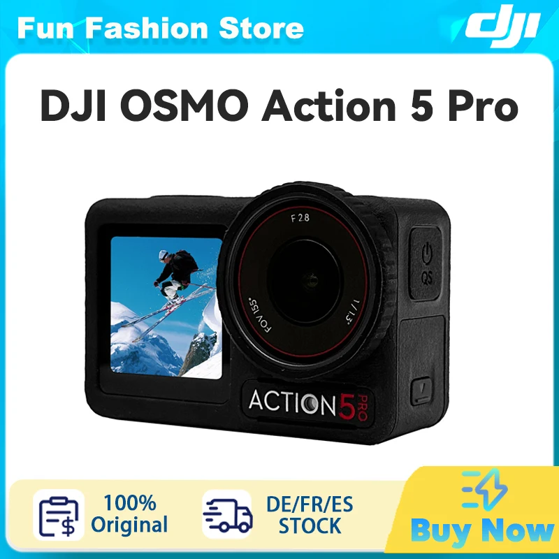 Dji osmo action 5 pro 1/1/1 -Sensor 4 Stunden verlängerte Akkulaufzeit Dual-Oled-Touchscreens mit