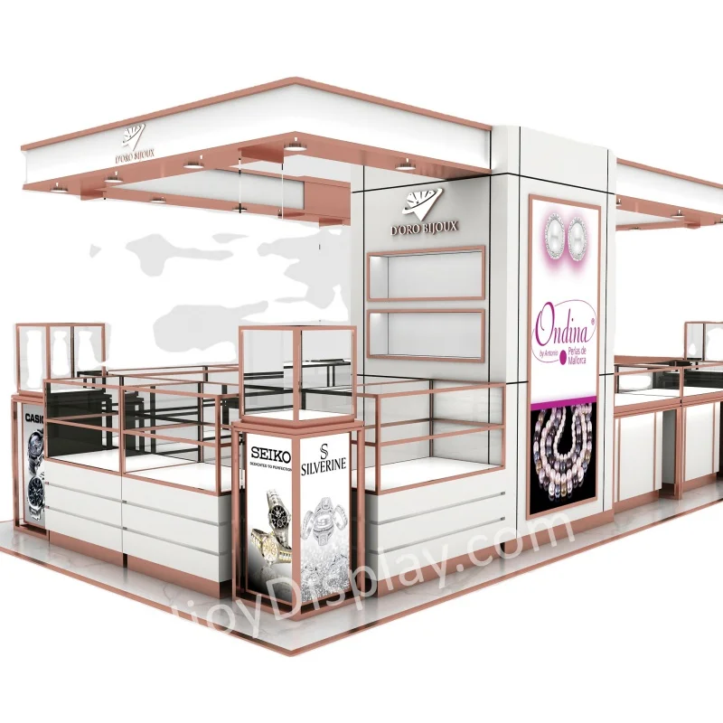 Custom. Jewelry kiosk in mall for sale customized jewelry mall kiosk luxury retail display kiosk new design