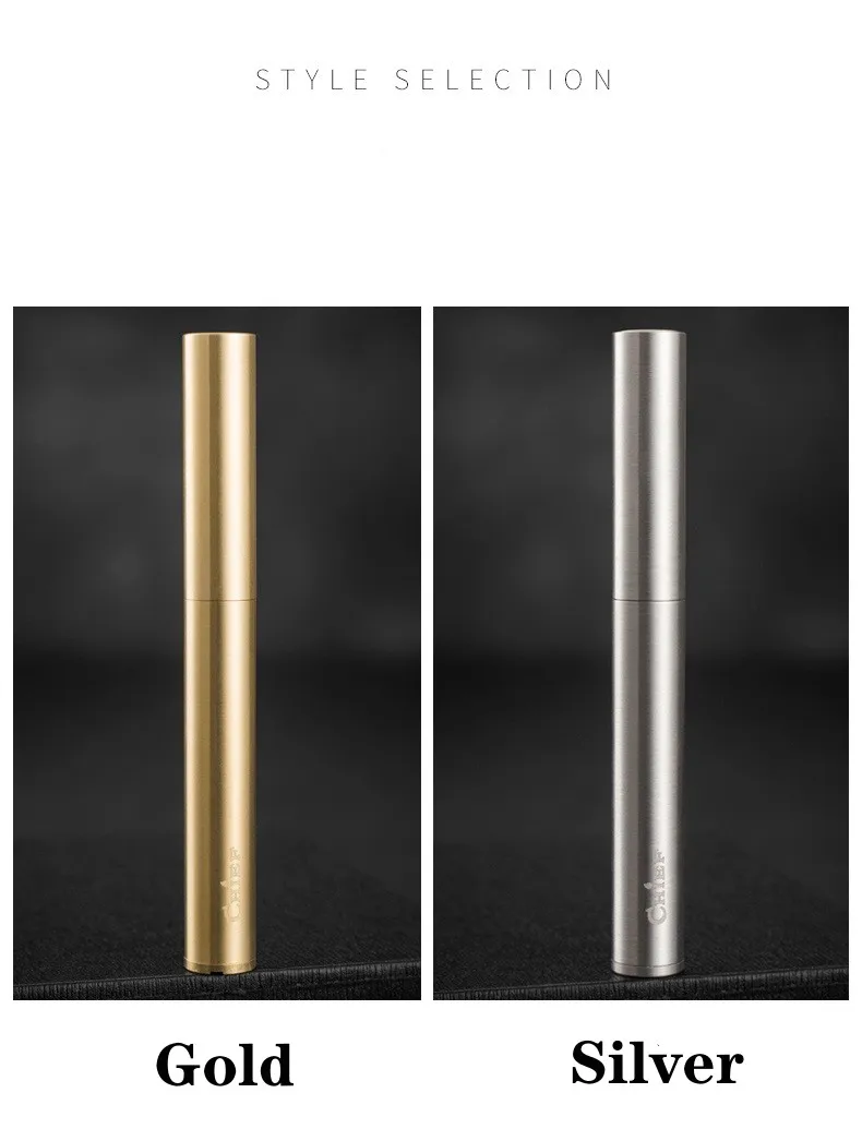 CHIEF Creative Brass Nunchaku Kerosene Lighter Outdoor Windproof Mini Retro Grinding Wheel Ignition Men\'s Smoking Tool Gift