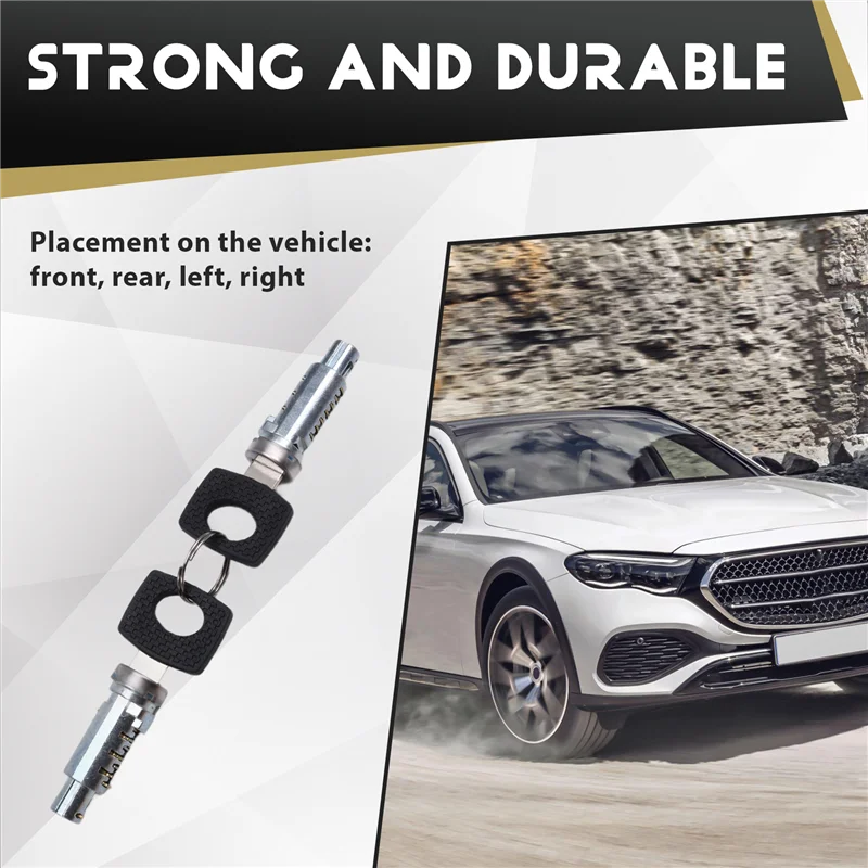 AC52-6707600205 Five Pcs Door Lock Barrels With 2 Same Keys For LT Mercedes Sprinter Vito W638 Any Door Brand New