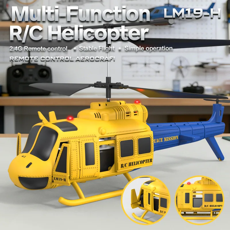 

Новый радиоуправляемый вертолет LM9H 2.4G, 3.5-канальный, 3 режима скорости, стабильный полет, взлет и посадка одной кнопкой, пульт ДУ, подарок для мальчика