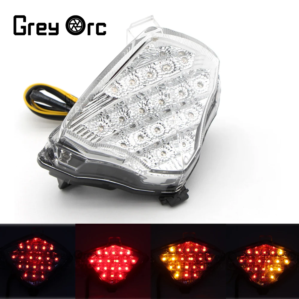 Motorcycle LED retrofit taillight Rear Turn Signal Tail Stop Light Lamps Integrated For Yamaha YZF R1 2004 2005 2006