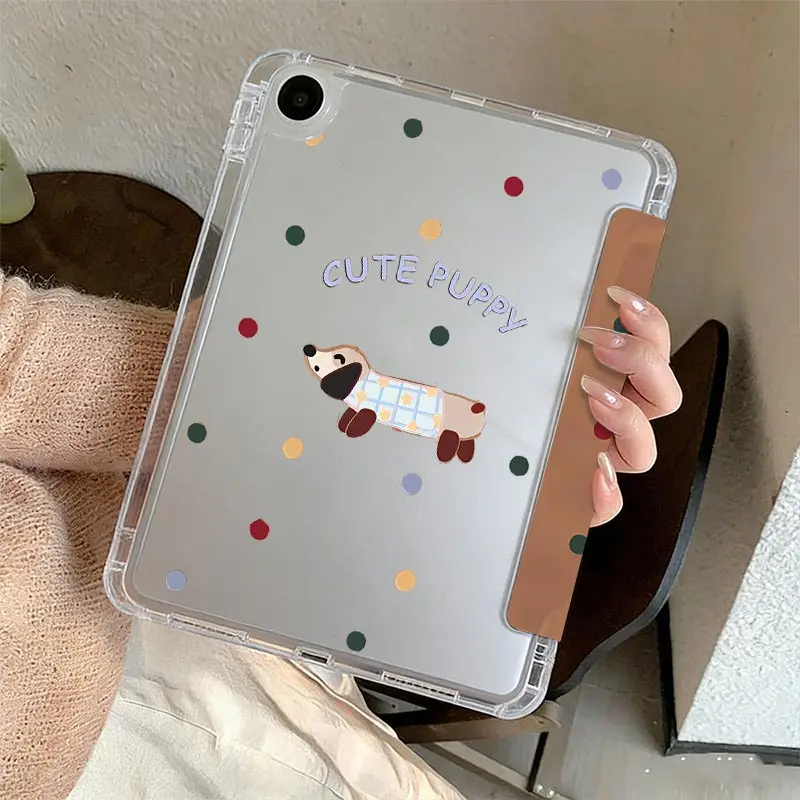 3+Y Fold Crystal Clear Case for Samsung S10 S9 12.4 inch Tab S6 Lite 10.4 inch Tab A9 8.7
