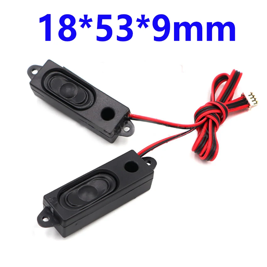 

1Pair NEW LCD Monitor/TV Speaker Horn 2W 8R 1853 5318 Loud Speaker 8 Ohms 2Watt 8R 2W 18*53*9MM Thickness 18MM