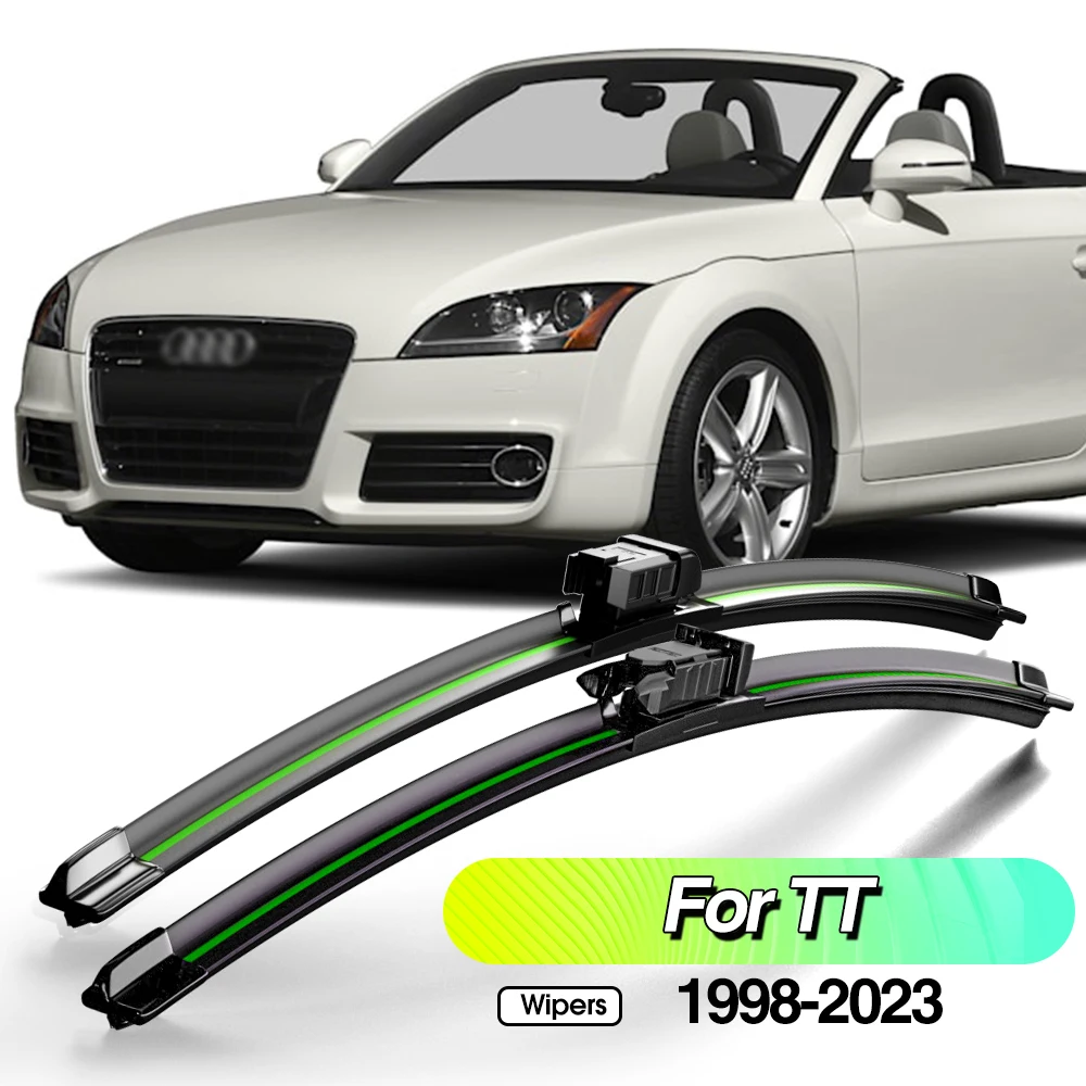 

For Audi TT MK1 8N MK2 8J MK3 1998-2023 2x Front Windshield Wiper Blades Windscreen Window Accessories 2010 2015 2018 2020 2022