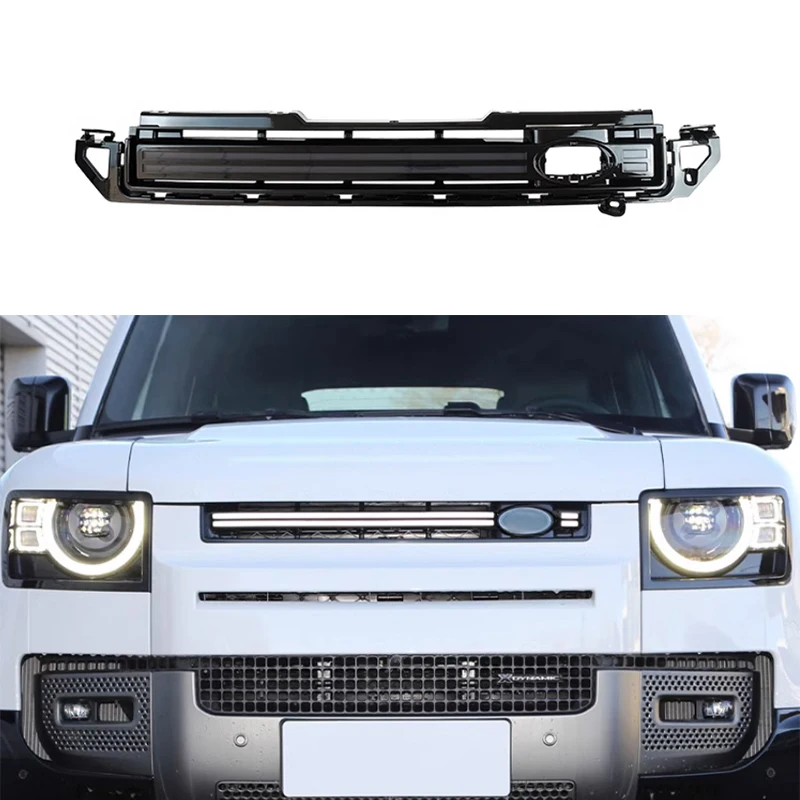 

Car Grille Fit for Land Rover Defender 110 90 2020+ LED Luminous Grille High Quality Car Grille Modification Accessories