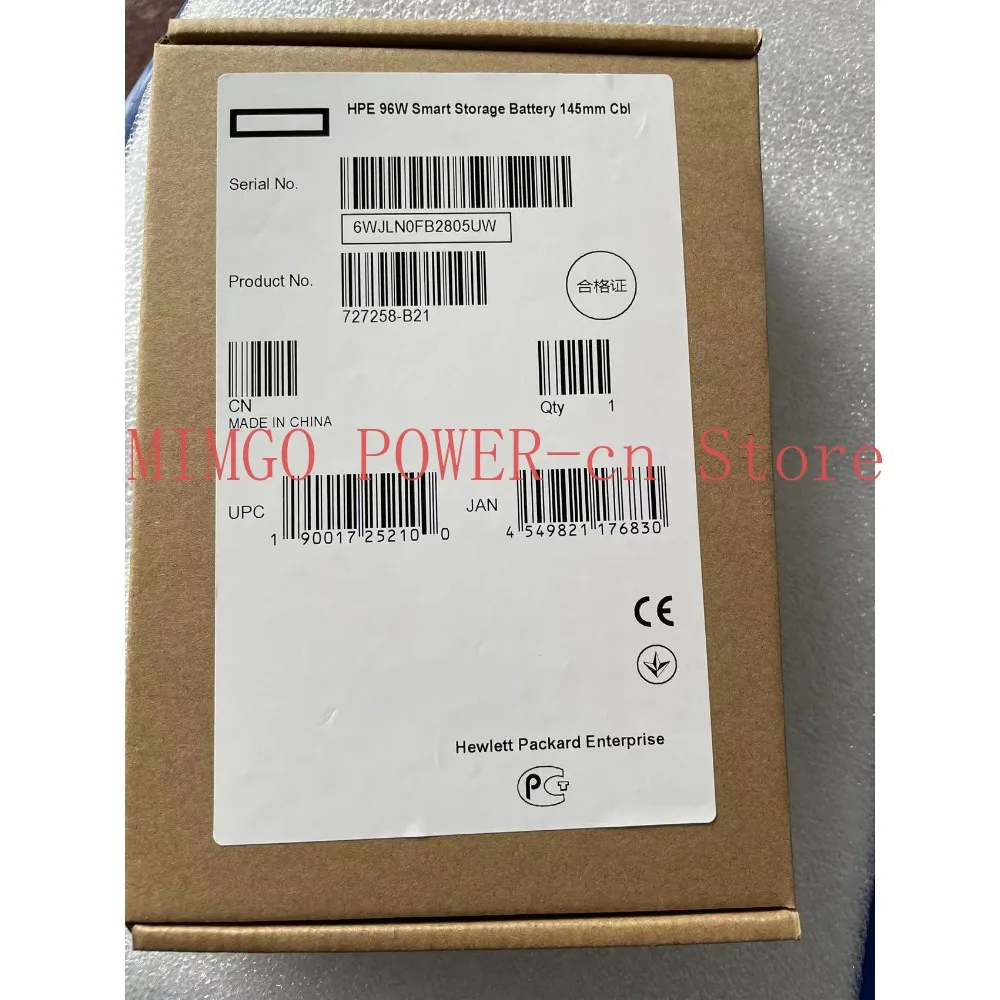

Brand new box package for 727258-B21 HP 96W 815983-001 battery with manual