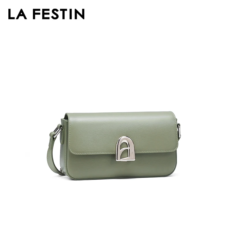 LA FESTIN Original Luxury Handbags Woman Bags Shoulder Bag 2024 New Crossbody Bags Small Square Bag A door Series