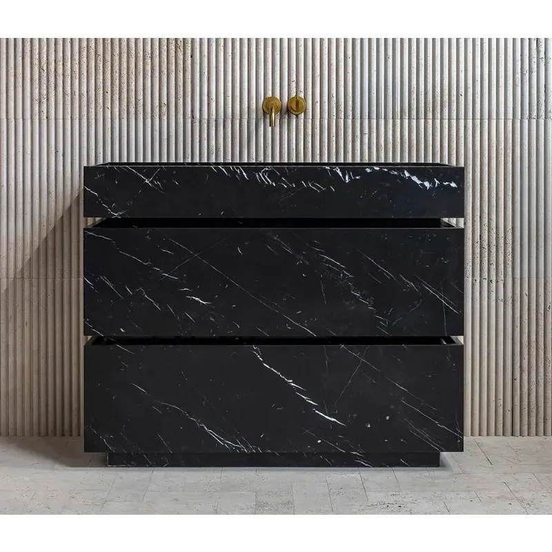 

Durable Rectangular Design for Villa Home Use Modern Luxury Calacatta Viola Marble Pedestal Washbasin Bathroom Sink