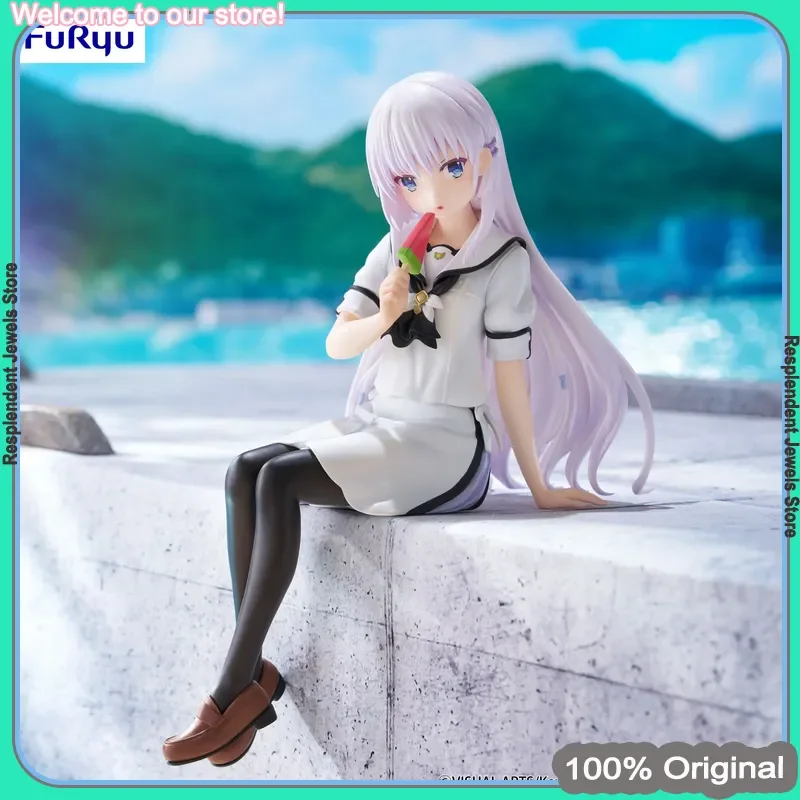 Original fúria verão bolsos cosplay naruse shiroha figura de ação traje jk uniforme escolar macarrão rolha kawaii presente natal