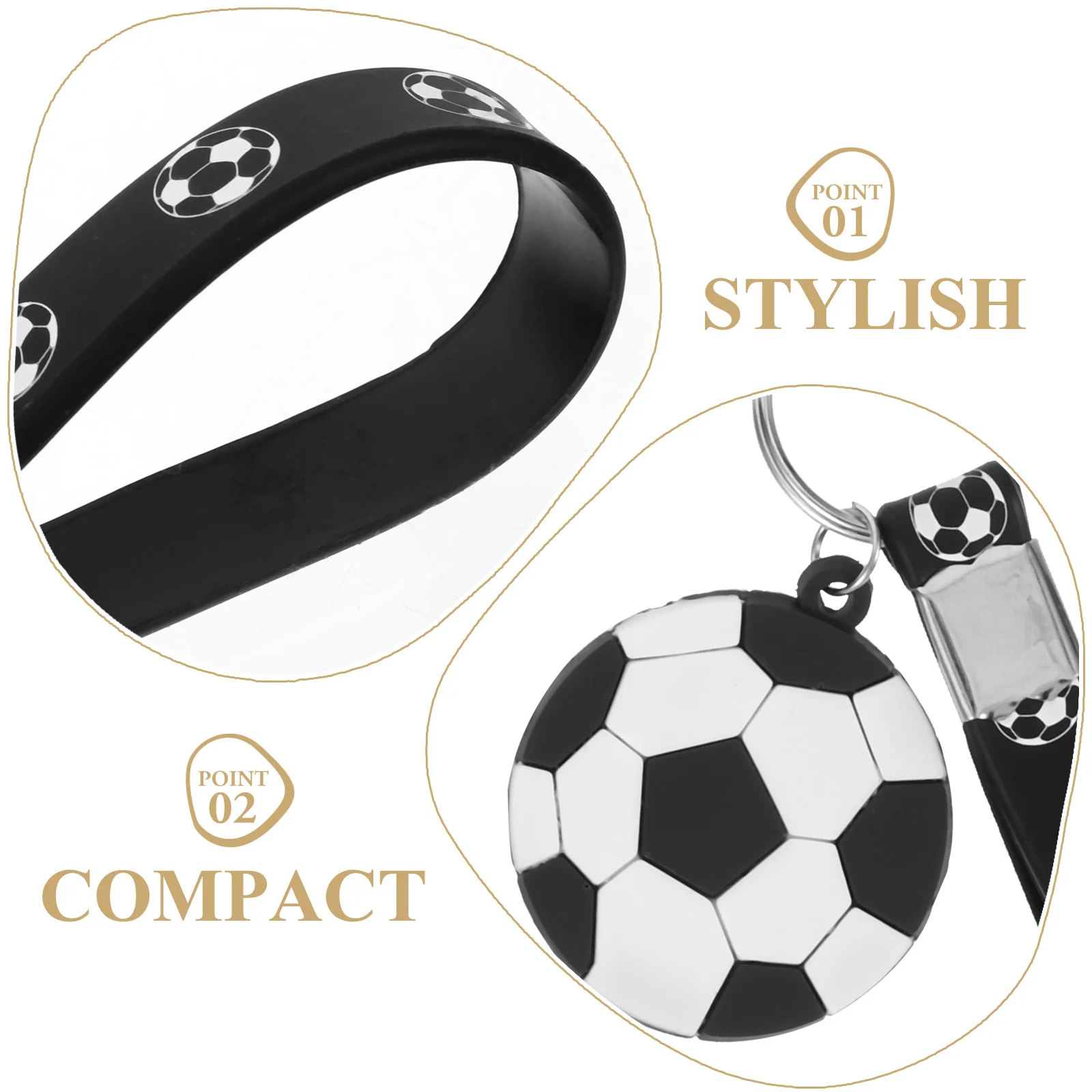 

12pcs Soccer Keychains Hanging Small Ball Charms For Sports Gifts Bag Backpack Car Key Decor Pendants Team Sports Supply