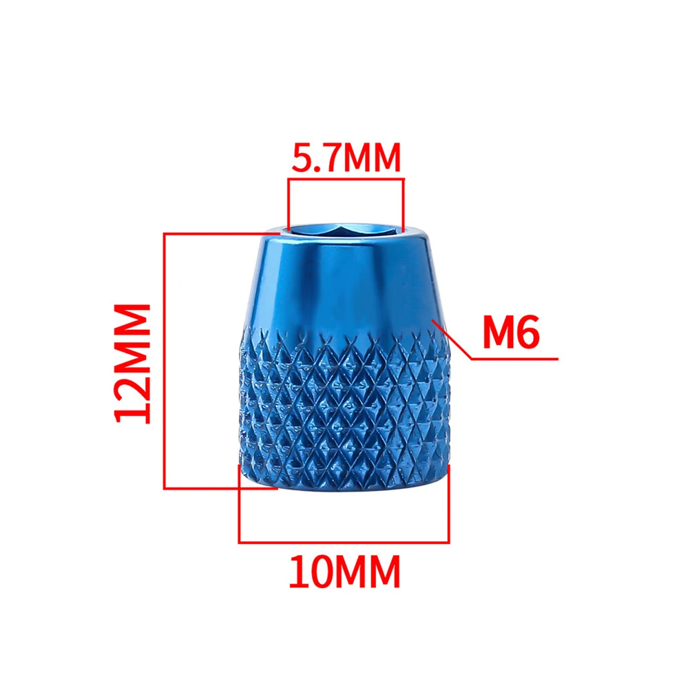 

4pcs Blocks Nut Aluminum Alloy Bike Brake Fixing Nuts Accessories Light Weight Corrosion Resistant Easy Installation