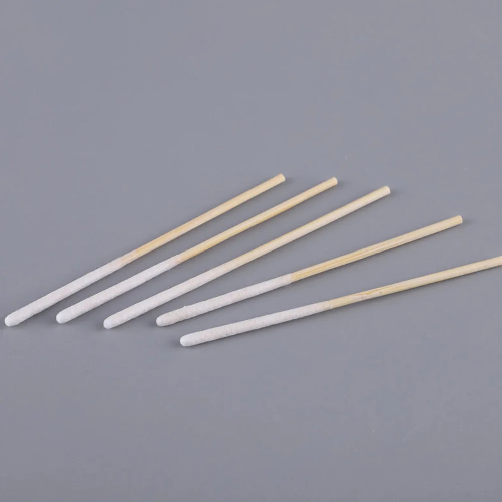 60 Pcs Medical Q Sticks Cotton Beauty Applicator Cotton Swab Makeup Accessories Care Ear Cleaning Eyebrow Accessory Bamboo Women