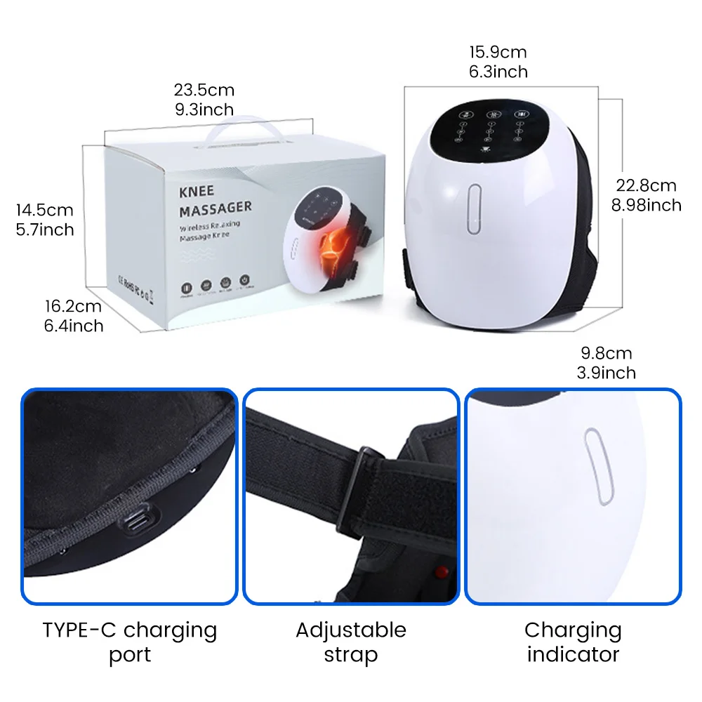 Ohio eur de genou à pression d'air, vibration thermique infrarouge, instituts oto pour le gonflement, Li-rigide, ligaments étirés, blessures musculaires