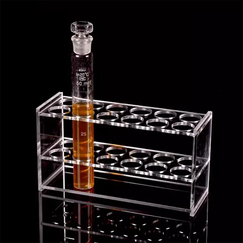 10ml 25ml 50ml 100ml plexiglass colorimetric tube rack test tube rack 6 holes 12 holes laboratory single/double row