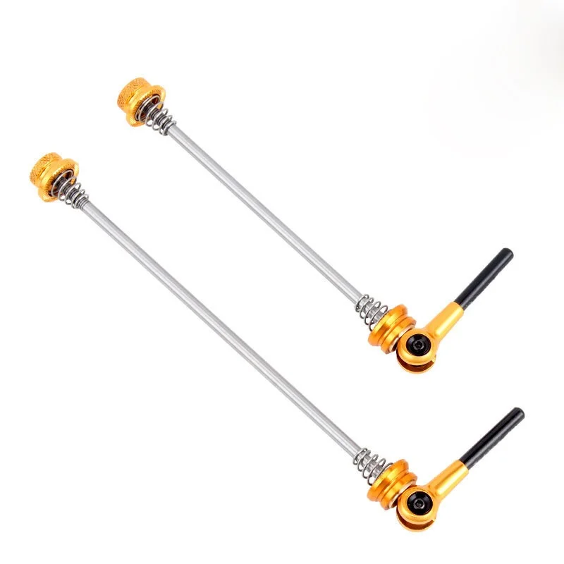 ENLEE Mountain Bike Quick Release Double Color Matching Lever Titanium Alloy Shaft Core Road Wheel Set Fixed Tie Rod Universal