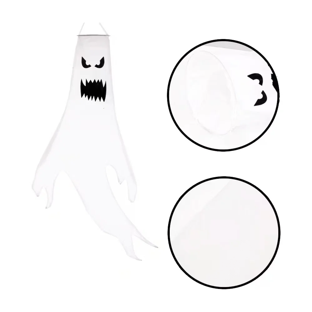 Große LED Halloween Outdoor Licht Hängen Geist Halloween Party Dress Up Glowing Spooky Lampe Horror Requisiten Home Bar Dekoration – Detail 3