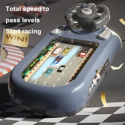 New racing car wheel game kids electric car racing games with Driving Toys Dodge Vehicle steering boys girl Education game gift