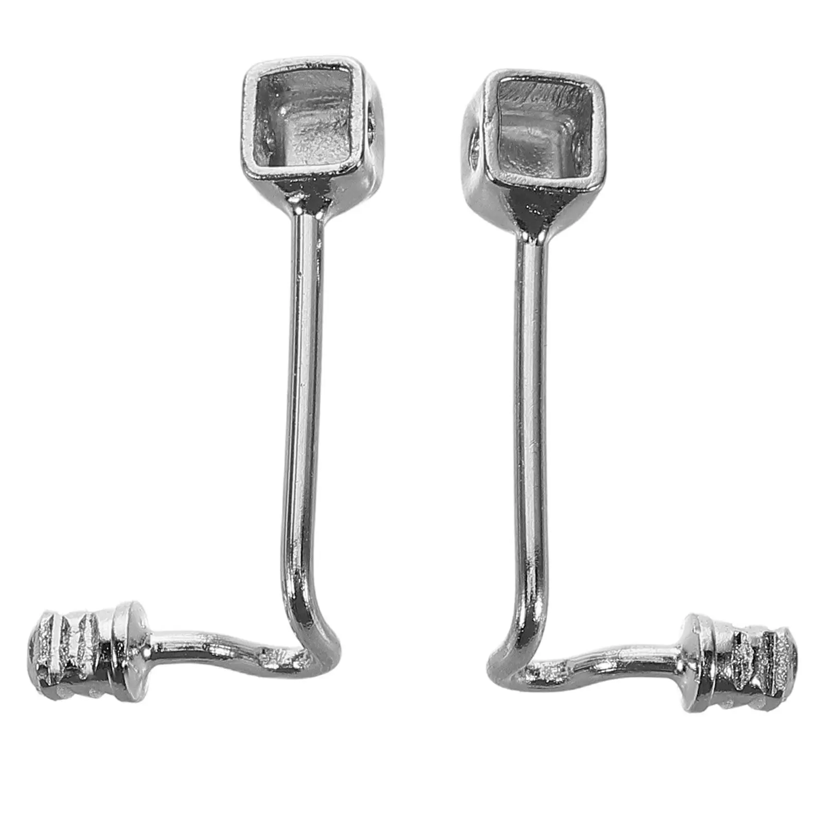 

2Pcs Eyeglasses Nose Pads Holder Screw Square Head Strong Stainless Steel Nose Arm Replacement Repair Kit for Glasses Sunglasses