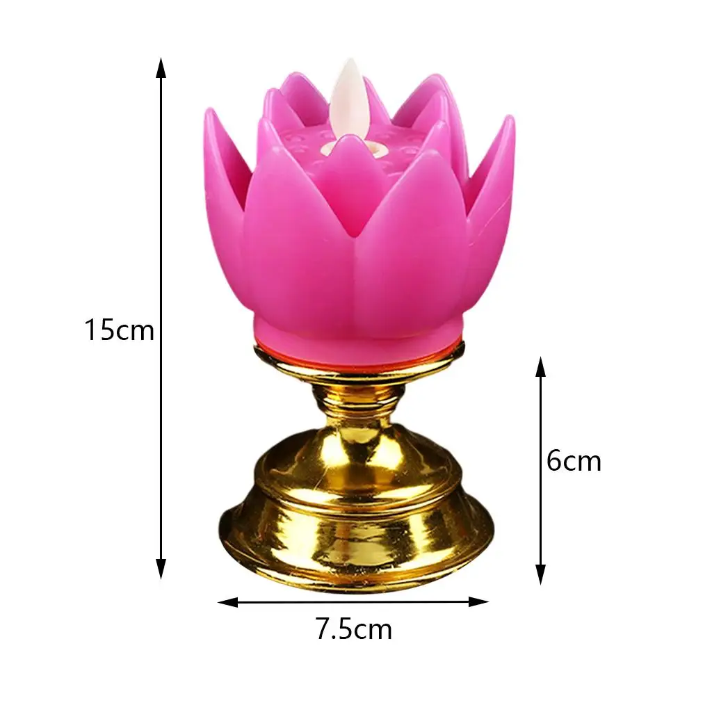 Lotus Lamp LED Exquisite Colorful Battery Operated for Wedding Home Party