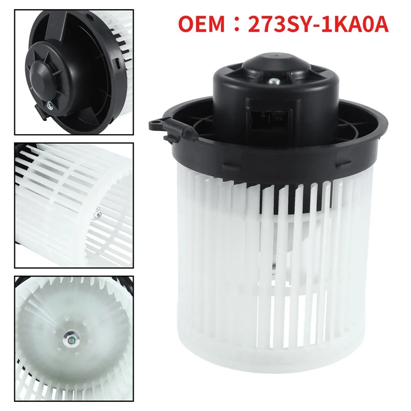 

1 Piece Auto AC Air Conditioning Heater Heating Blower Fan As Shown ABS For NISSAN JUKE F15 272261KA0A 273SY1KA0A 273SY-1KA0A