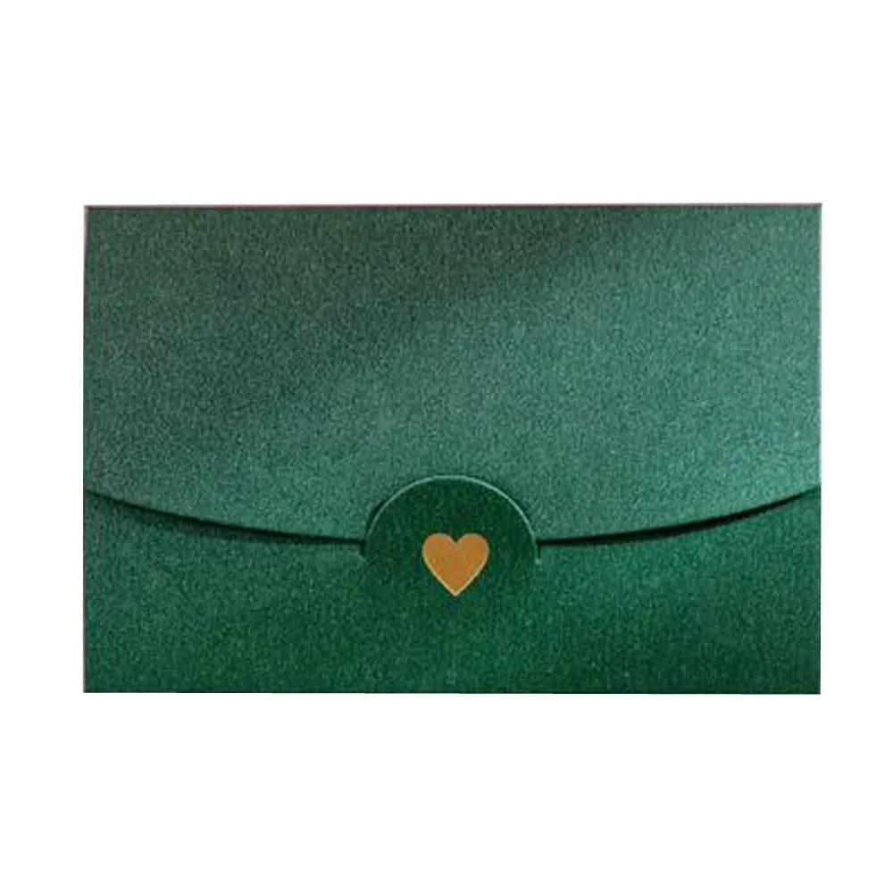 

Wedding Small Stamping Love Pearlescent Paper Gift Envelope For Letter Greeting Card Name Card Paper Envelopes Mini Envelopes