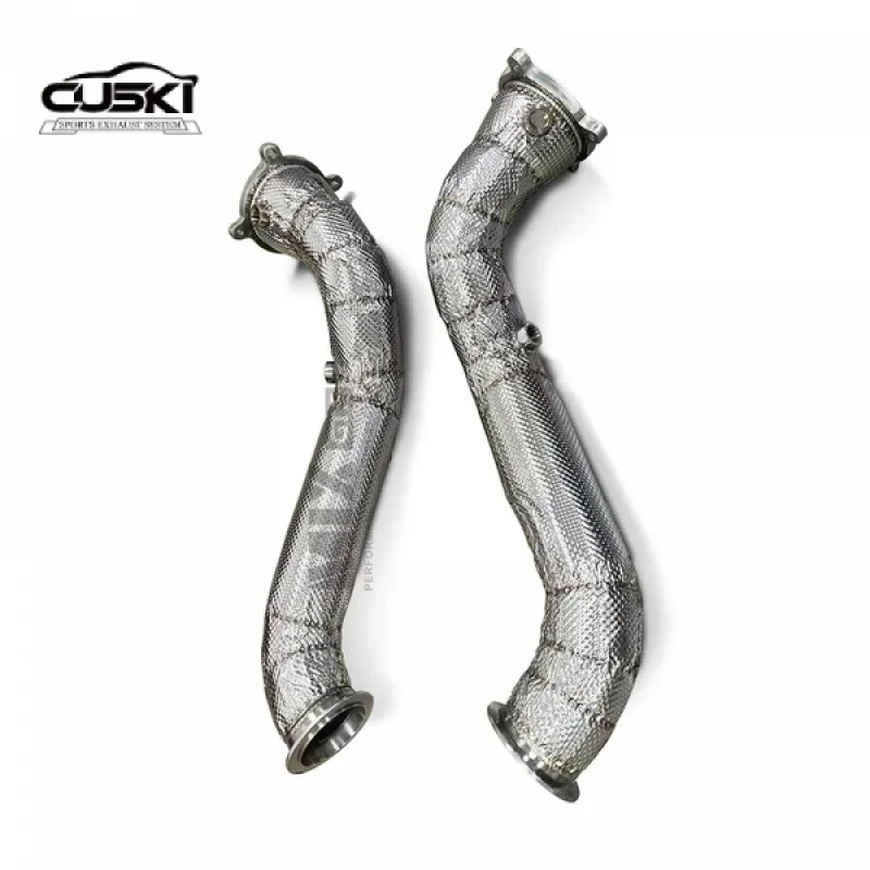 

High Performance exhaust with catalytic downspout for McLaren 600LT Spider/Coupe 3.8T 2018-2019 quality stainless steel auto Exh