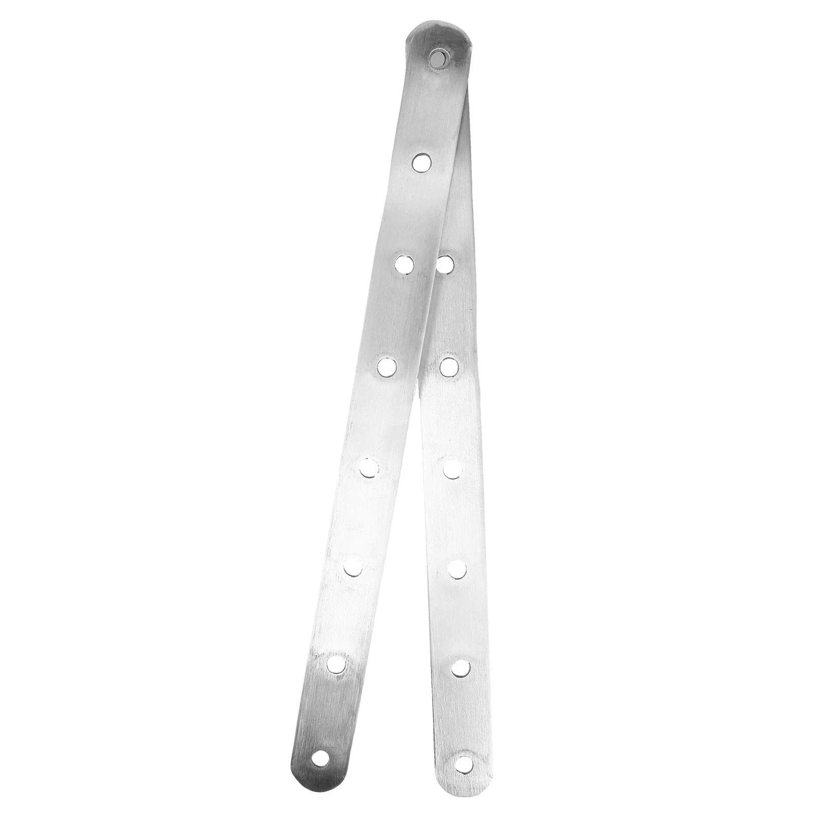 

2Pcs Stainless Steel Flat Bracket Strong Corner Brace for Wood Cabinet Repair Wood Joint Connectors Straight Bracket