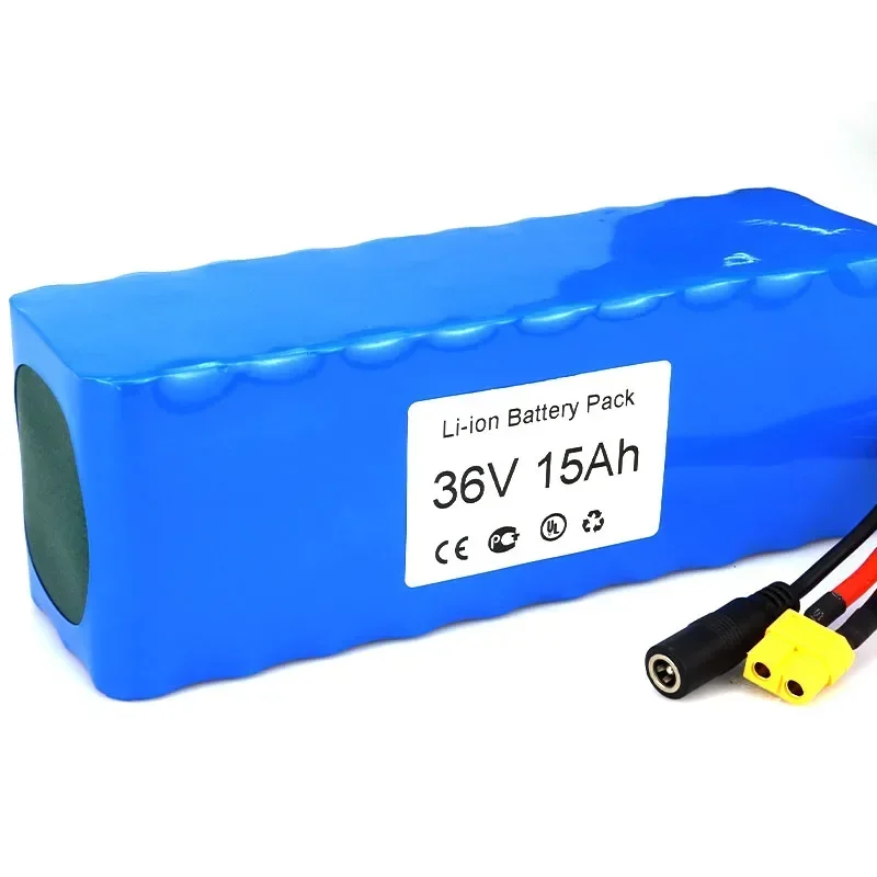 36V Ebike Battery Pack Li-ion Battery 15Ah 10S3P Battery Pack XT60 Connector and BMS 36VPack For Electric bicycle