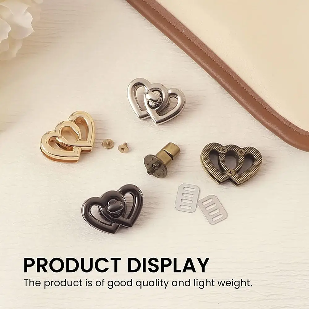 1Pcs Turn Locks Twist Lock for DIY Purses Bags Metal Clasp Handbag Shoulder Bag Purse Bag Accessories Metal Buckle