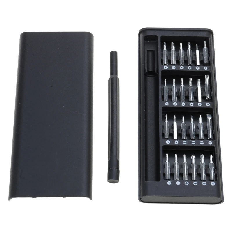 Juego destornilladores precisión 25 en 1 Destornillador precisión 25 en 1 destornillador pequeño para PC Gafas