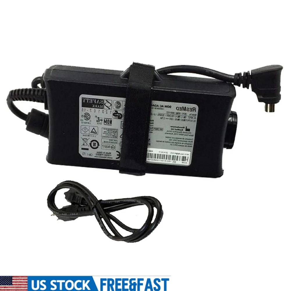 24V 3,75A AC/DC-adapter ResMed S9 S10 CPAP-machine 3-pins connector IPX1 IPXI H5i REF 36003A