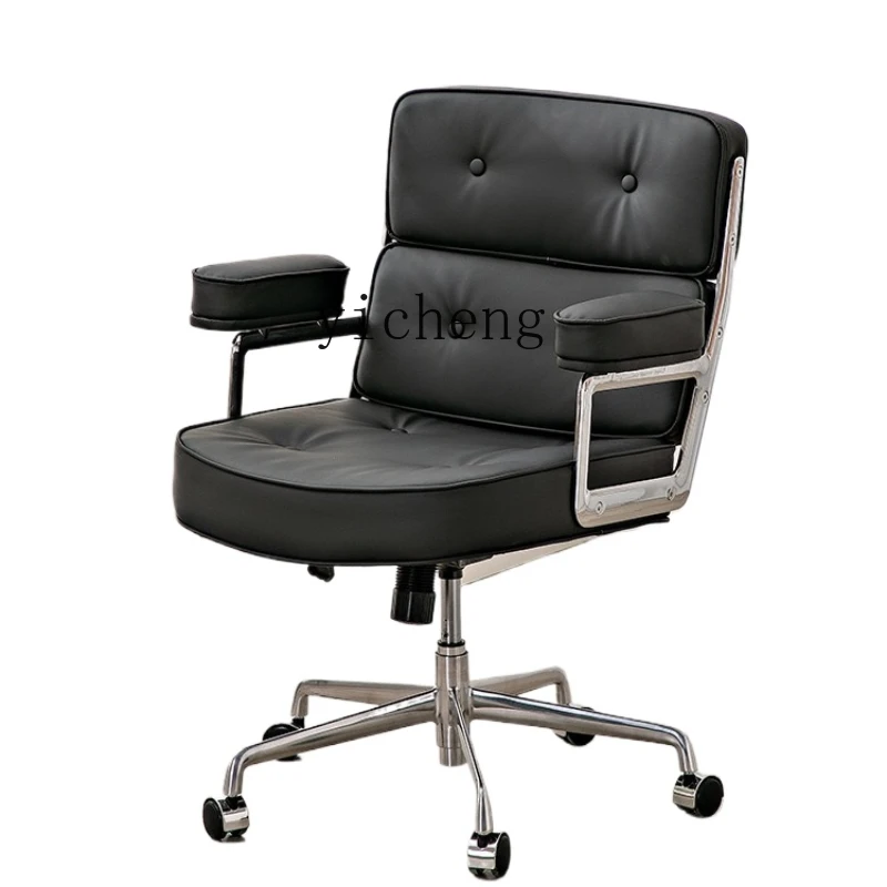 

ZK Computer Chair Home Girls' Comfortable Long-Sitting Backrest Robin Chair Office Reclining Lifting Swivel Chair