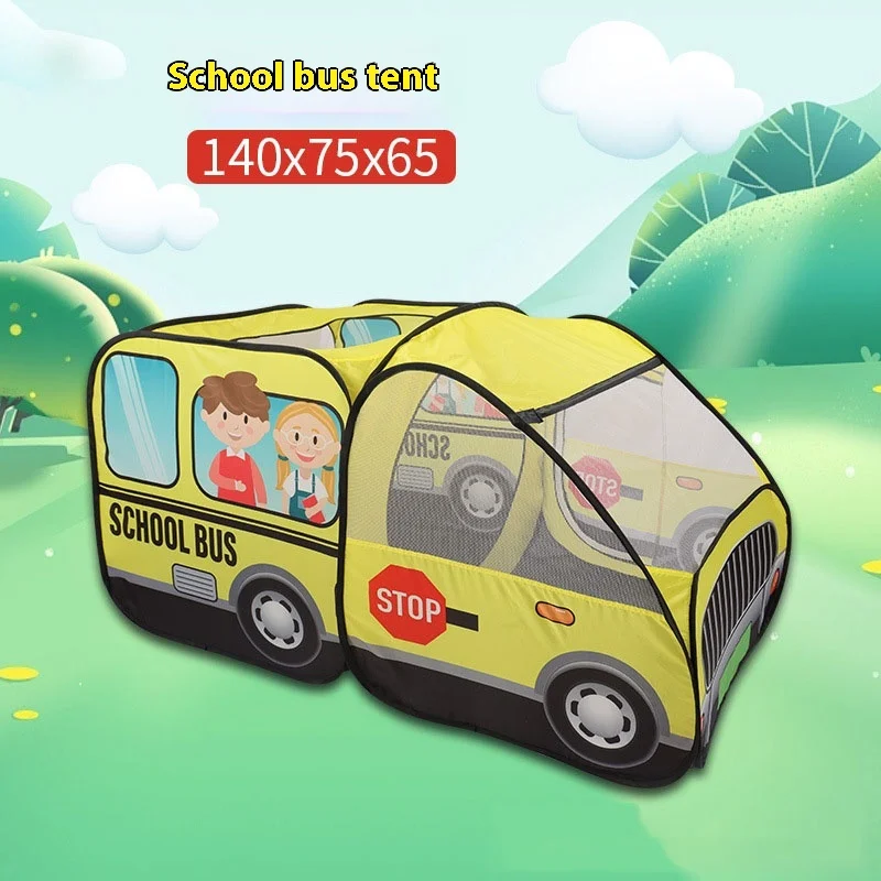 Tenda per bambini super grande nuova Tenda a tema per auto dei cartoni animati Casa da gioco per interni ed esterni Installazione automatica e conveniente gratuita