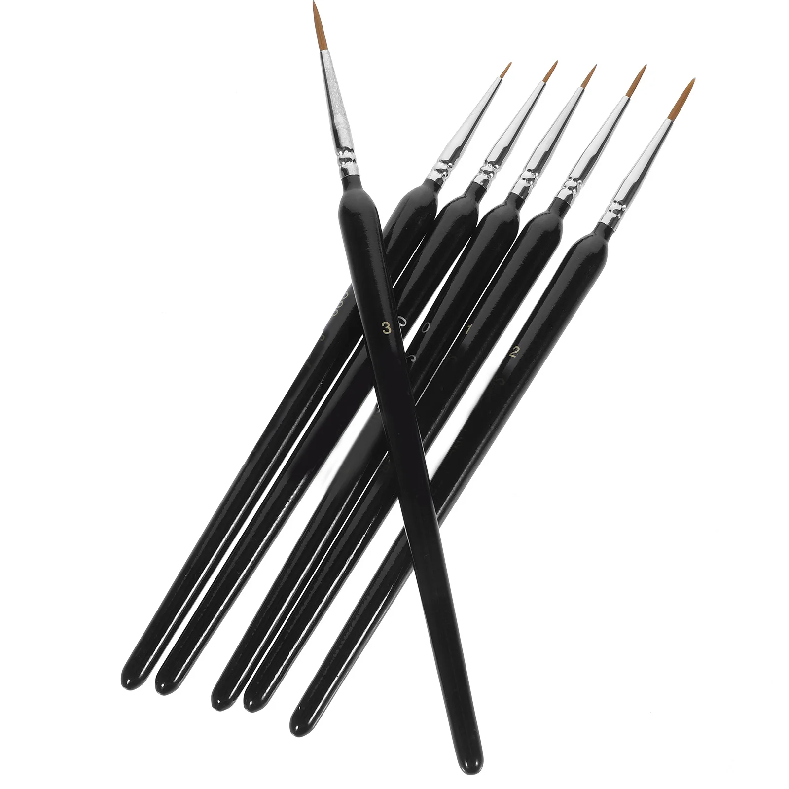 

6Pcs Chinese Calligraphy Brush Set Traditional Fine Tip Easy to Clean Ventilation Suitable All Ages Skill Levels