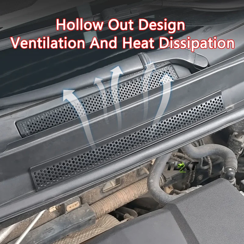Car Engine Air Inlet Protective Cover Inner Air Outlet Cover Outer Engine Air Vent Trim Fits For Toyota RAV4 2020-2024 Accessory