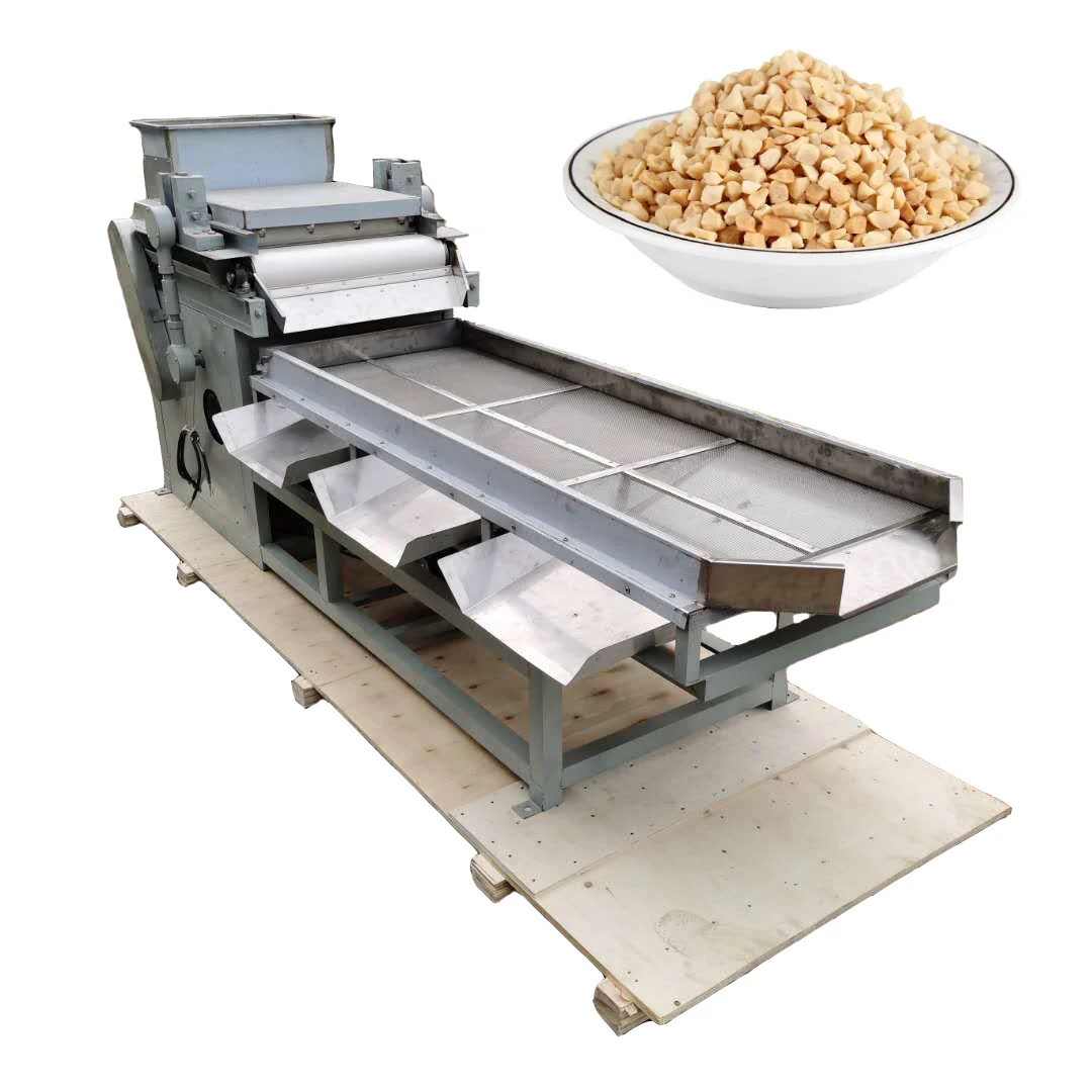 Hazelnut Dicing Walnut Crusher Pistachio Crushing Almonds Cutter Peanut Processing Plant Cashew Nut Cutting Machine