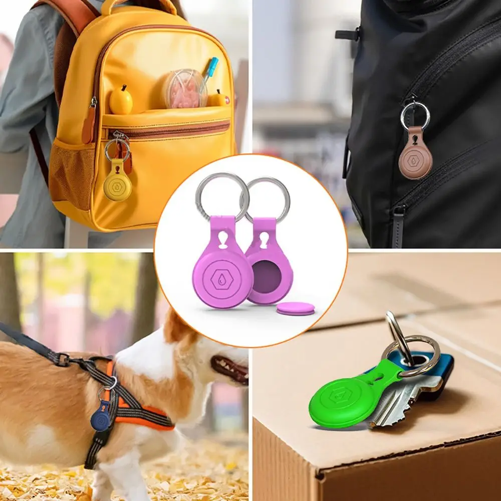 Miękka opaska na nadgarstek Dziecięca bransoletka GPS Lekki wodoodporny uchwyt na tracker Silikonowy brelok z trackerem do Apple Airtag