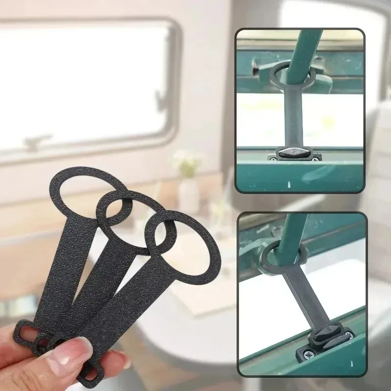 4-12PCS Pembatas Ventilasi Jendela Motorhome Pembatas Ventilasi Jendela Caravan untuk Aksesoris Pembatas Jendela PolyPlastic