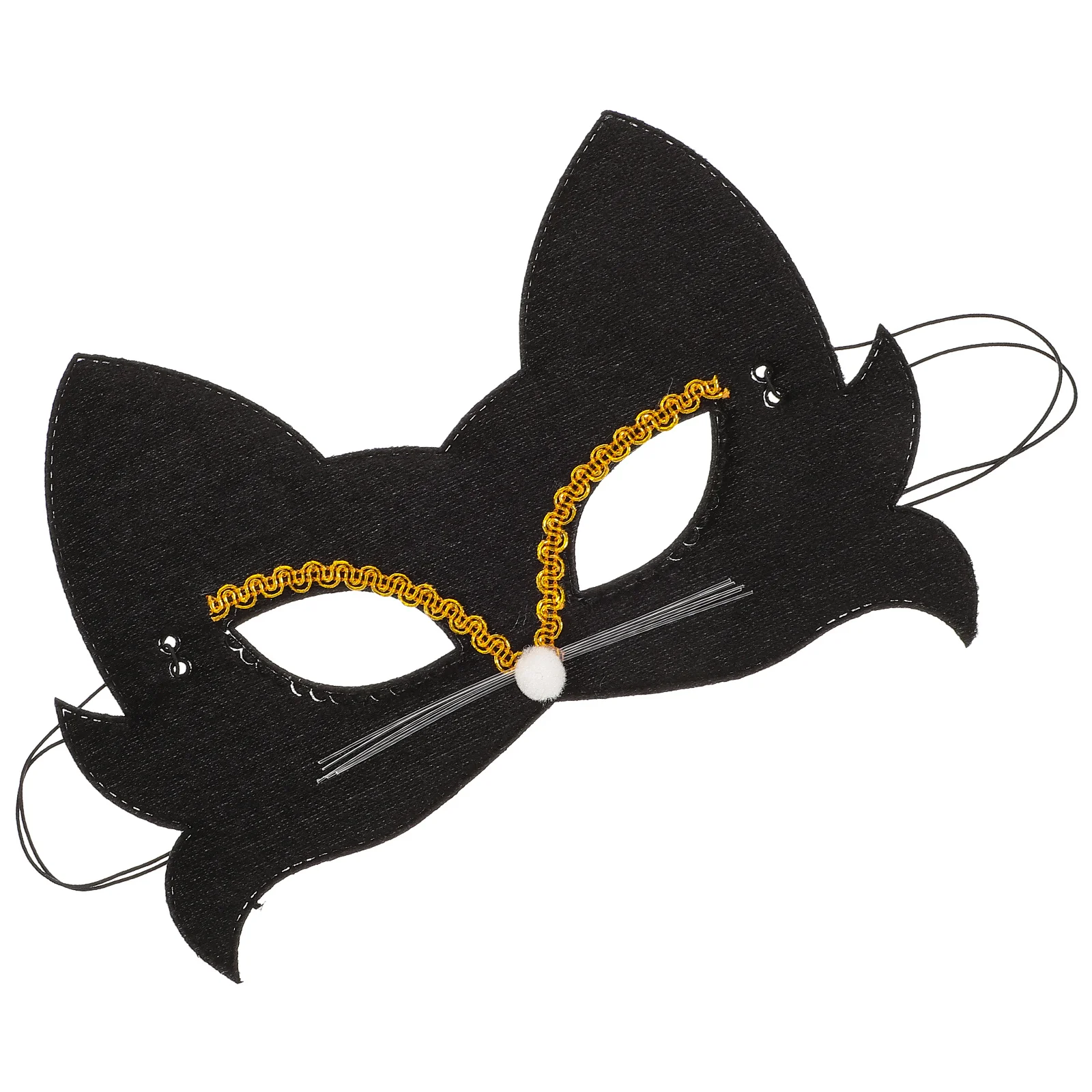 Masque de chat, 4 pièces, mascarade d'animaux, accessoire de Costume de Cosplay Mardi Gras pour enfants filles adultes, fête d'halloween élégante