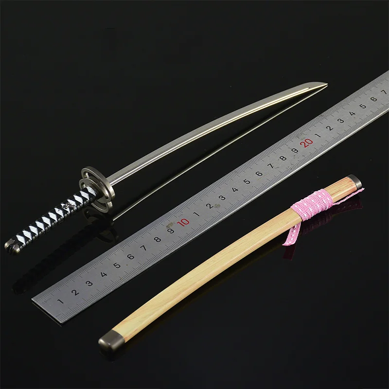 26cm Tsushima fantôme jeu périphériques mal d'espoir Katana métal artisanat couteau Collections jouet épée bureau ornement cadeaux